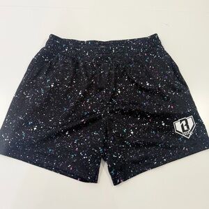 Baseball Lifestyle 101 Galaxy Splatter Shorts Mens Small